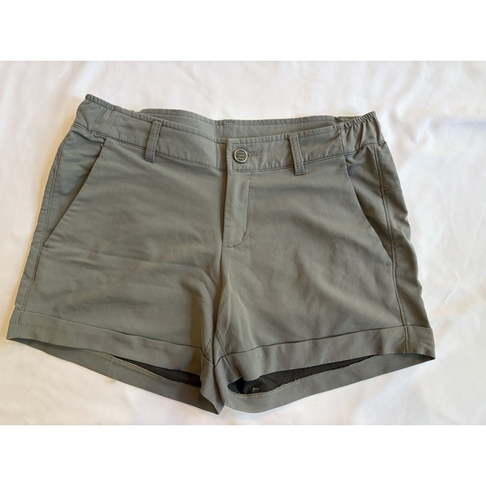 Women Free Fly Apparel Shorts Size Small Light Gray Bamboo Stretch